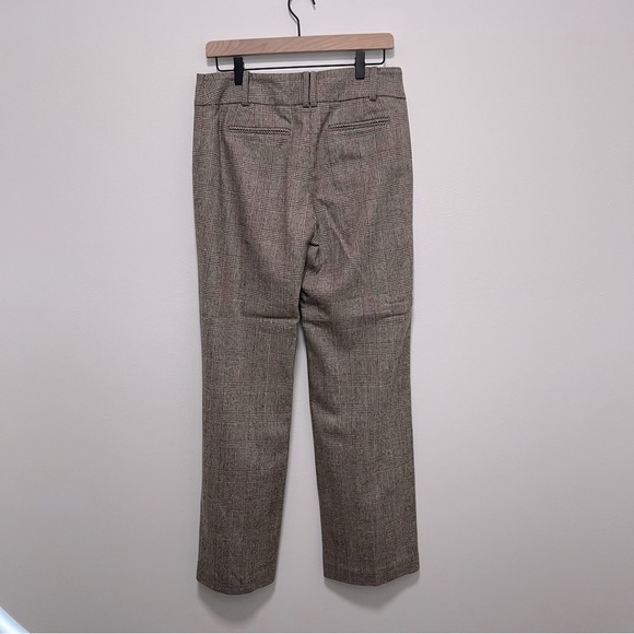 ANN TAYLOR Wool Plaid Pants with satin lining - Size 6 - Picture 2 of 12
